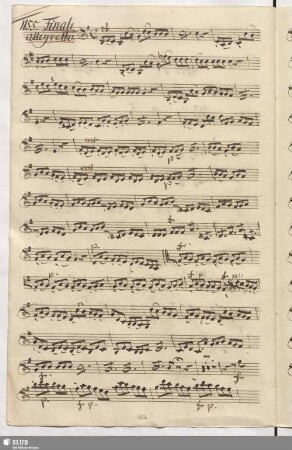 1155. Finale: mia bella Ernestina / Salieri, A.