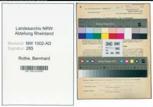 Entnazifizierung Bernhard Rothe, geb. 15.01.1914 (Abtl.Leiter)