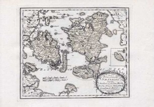 Des Königreichs Daenemark Inseln Seeland, Möen, Bornholm, Fünen, Langeland, Laaland, Falster und den dazugehörigen kleinern. Nro. 72