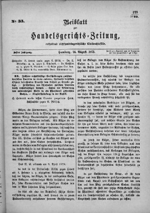 No. 33. 14. August 1875