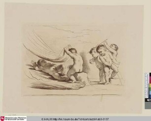 [Five Boys Playing; Fünf spielende Knaben]