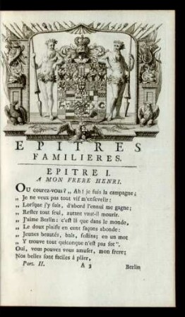 Epitres Familieres.