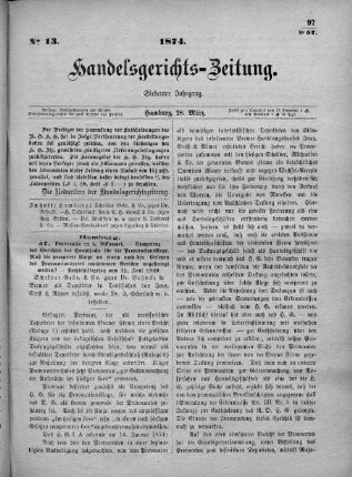 No. 13. 28. März 1874