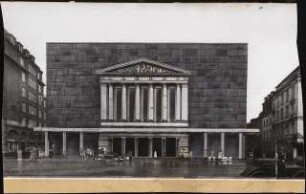 Staatsoper, Hamburg Wiederaufbau: Perspektivische Ansicht, frontal