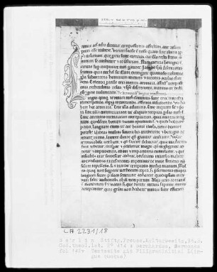 Bernhardus, Sermones quadragesimales — Initiale L (ingue), Folio 142 verso