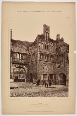 Wohnhäuser am Burgtor in Lübeck