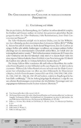 Kapitel 2. Die Gesetzgebung der Cauliten in vergleichender Perspektive