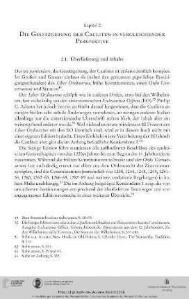 Kapitel 2. Die Gesetzgebung der Cauliten in vergleichender Perspektive