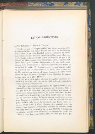Letras argentinas