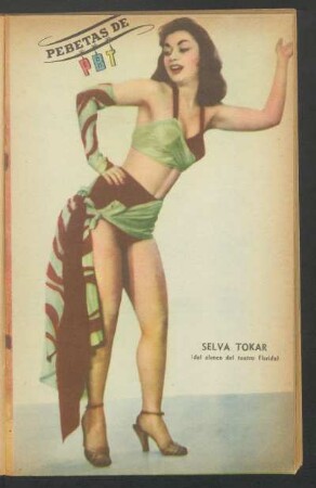 Selva Tokar (del elenco del Teatro Florida) - [Fotografía] : Pebetas de PBT
