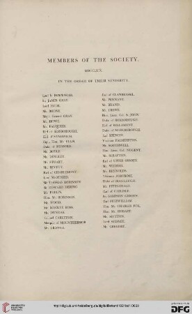 Members of the Society