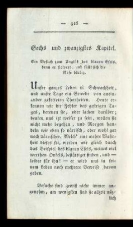 Sechs und zwanzigstes Kapitel.