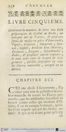 Livre cinquième