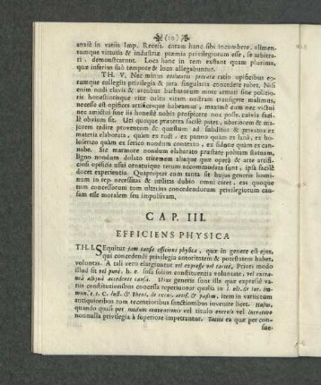 Cap. III. Efficiens Physica