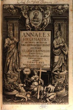 Annales Ecclesiastici Ab Anno MCXCVIII Vbi Card. Baronivs Desinit, 16