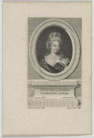 Bildnis der Antoinette de la Garde Deshoulieres