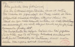 Brief an Ludwig Strecker  : 05.03.1917