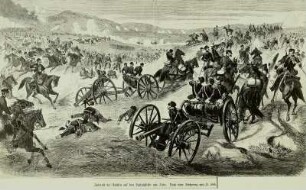 Ankunft der Sachsen auf dem Schlachtfelde von Jitschin am Abend des 29.07.1866