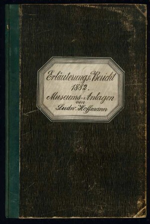Erweiterung der Museumsinsel, Berlin Schinkelwettbewerb 1882: Erläuterungsbericht