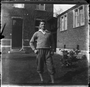 Ensival, vermutlich einer der Söhne Rudolf Stichs nach dem Umzug nach Belgien