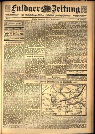 Zweite Ausgabe vom Donnerstag, den 28. Februar 1901.