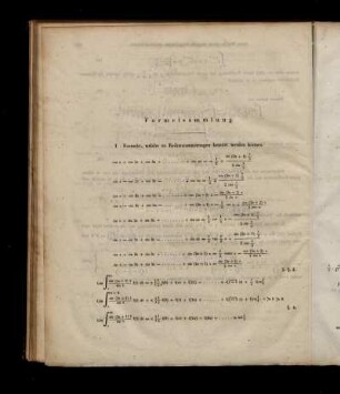 Formelsammlung.