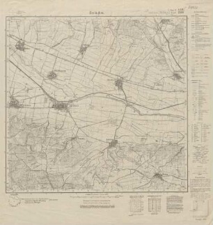 4531 (alte Nr.: 2599) Heringen, Meßtischblatt (4cm - Karte)