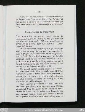Une accusation de crime rituel