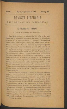 1892,3,29: año 3, entrega 29 (septiembre de 1892)