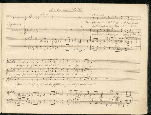 N. 8. Des Müden Abendlied. Verglommen ist das Abendroth