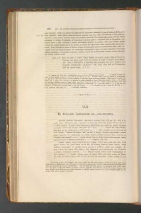 XXII. Ex Annalibus Lubecensibus 1264-1324 Excerpta.