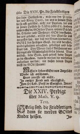 660-686, Die XXIV. Predigt