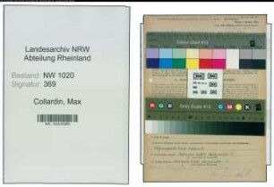 Entnazifizierung Max Collardin , geb. 03.04.1892 (Arbeiter)