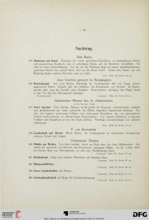 Nachtrag (Nr. 395-466)