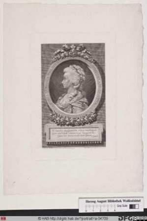 Bildnis Maria Ludovica, römisch-deutsche Kaiserin, geb. Infantin von Spanien