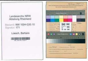 Entnazifizierung Barbara Loesch , geb. 21.05.1912 ()