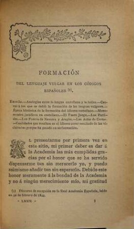 Estudios literarios, I = 79