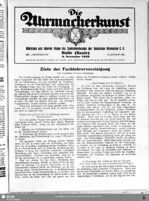 Ziele der Fachlehrervereinigung