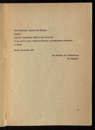 Der Präzisierte Lehrplan ...