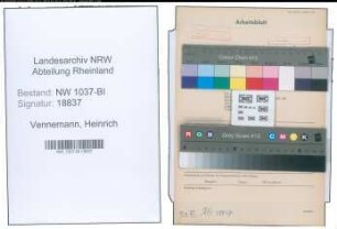Entnazifizierung Heinrich Vennemann , geb. 06.03.1895 (Lehrer)