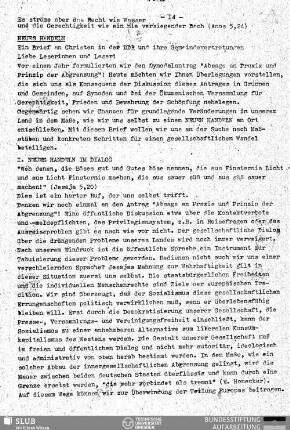 Neues Handeln
