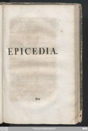 Epicedia.