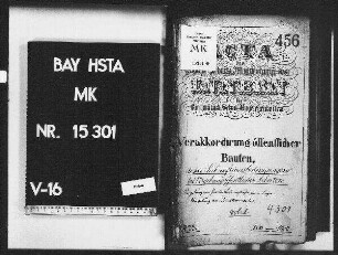 Verakkordierung öffentlicher Bauten, Vergebung von staatlichen Lieferungsaufträgen. Verdingungsvorschriften.