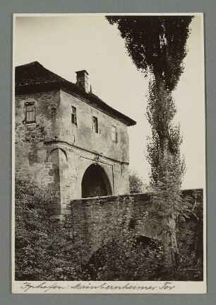 Einersheimer Tor in Iphofen