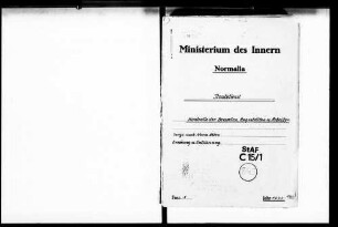 Kontrolle der Beschäftigten im öffentlichen Dienst durch die Militärregierung