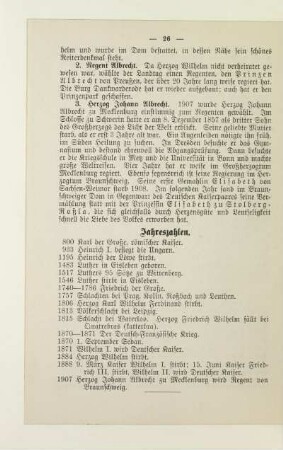 Jahreszahlen