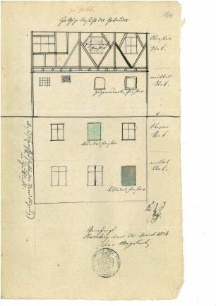 Drei Baugesuche (Blatt 162 - 172)
