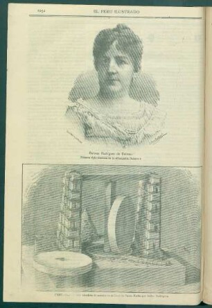 [Retrato de] Dolores Rodríguez de Dalmau. : Primera tiple absoluta de la "Compañía Dalmau."
