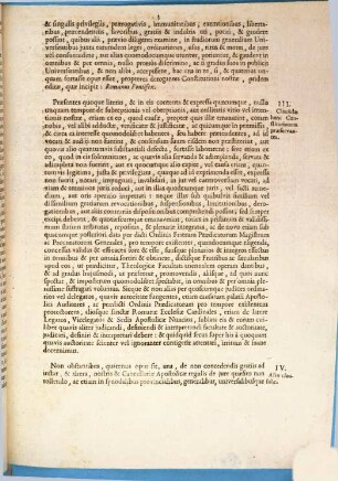 Sanctissimi In Christo Patris Et Domini Nostri Clementis XII. Pont. Max. Constitutio, Qua Ordini Fratrum Praedicatorum privilegium conceditur, ut saecularibus adolescentibus, Theologicae Facultati in eorum studiis, scholis, gymnasiis, & collegiis triennalem operam dantibus ...