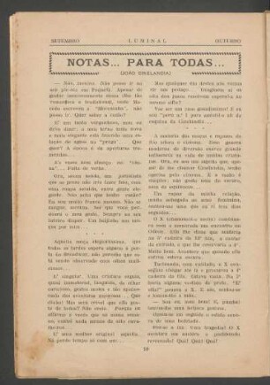 Notas... para todas...